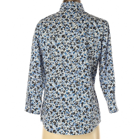 NWOT 3/$22 JNY 3/4 Sleeve Button Down Shirt Small🔥 - Picture 4 of 4